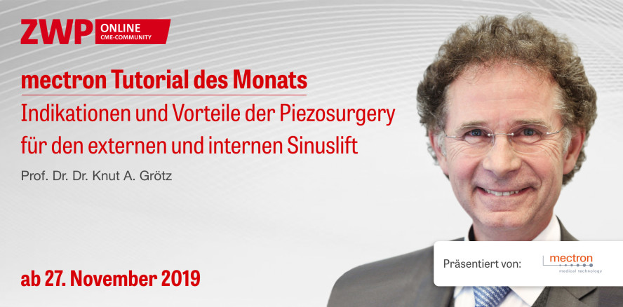 Jetzt online: Tutorial „Indikationen und Vorteile der Piezosurgery“