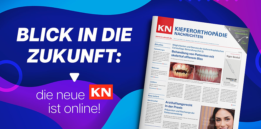 Blick in die Zukunft: die KN Kieferorthopädie Nachrichten 6/2026 ist online!