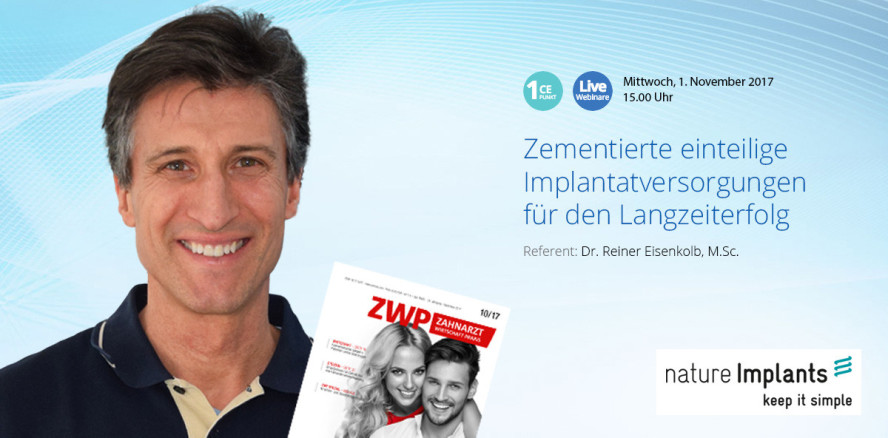 Webinar: Zementierte einteilige Implantatversorgungen