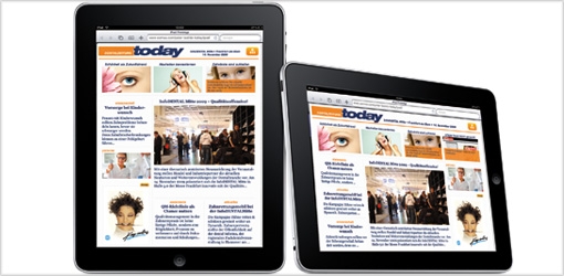 DENTALZEITUNG today auch als iPad-Version verfügbar