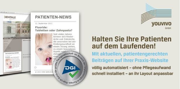 Patienten-News für die Praxis-Website