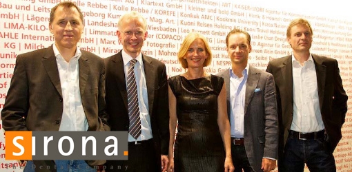 Sirona nimmt iF communication design award entgegen