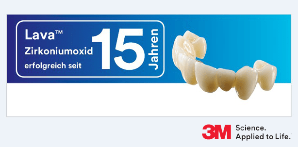 3M ESPE Lava Zirkoniumoxid feiert 15-jähriges Jubiläum