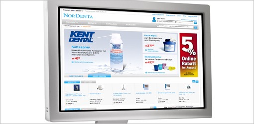 Nordenta zeigt sich online in frischem Design
