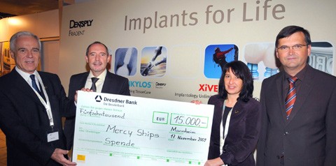 Dentsply Friadent spendet Mercy Ships 15.000 Euro