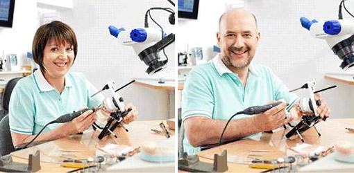 Modeln für das deutsche Zahntechniker - Handwerk