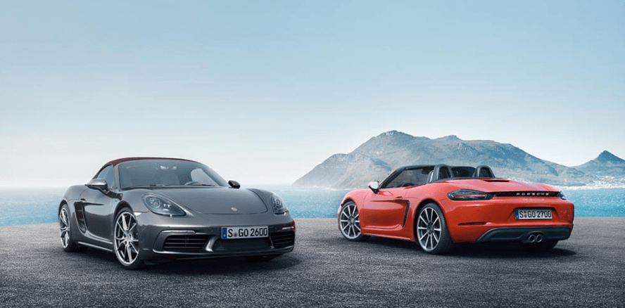 Mitten im Sport: Der neue 718 Boxster
