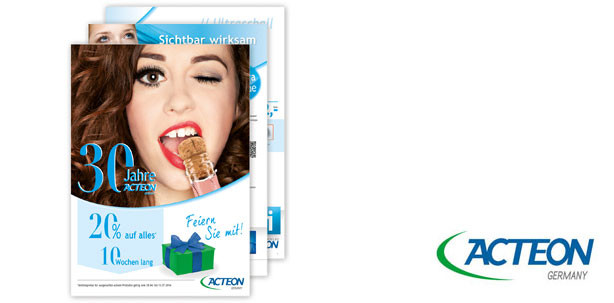 30 Jahre ACTEON – 20 % Rabatt – 10 Wochen lang