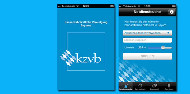 KZVB-App hilft Schmerzpatienten