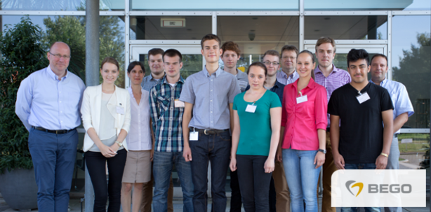 Fünf Berufseinsteiger beginnen ihre Ausbildung bei der BEGO