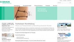 Fachwissenswebsite für Wundheilung erweitert
