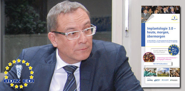 BDIZ EDI feiert Jubiläum mit Kongress „Implantologie 3.0“