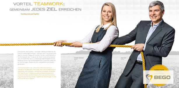 BEGO präsentiert sich mit neuer Unternehmensbroschüre