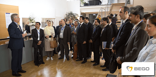 Iranische Delegation zu Besuch bei BEGO
