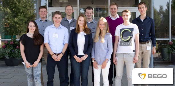 Ausbildungsstart 2015: BEGO begrüßt Nachwuchs