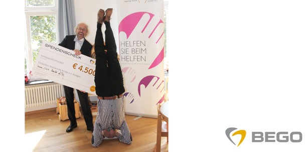 BEGO Mitarbeiter spenden für krebskranke Kinder