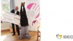 BEGO Mitarbeiter spenden für krebskranke Kinder