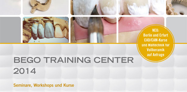 BEGO präsentiert umfangreiches Fortbildungsprogramm für das Jahr 2014