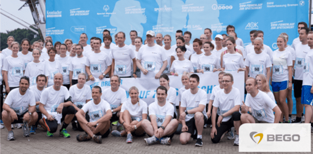 74 BEGO Mitarbeiter erfolgreich beim 7. BMW Firmenlauf