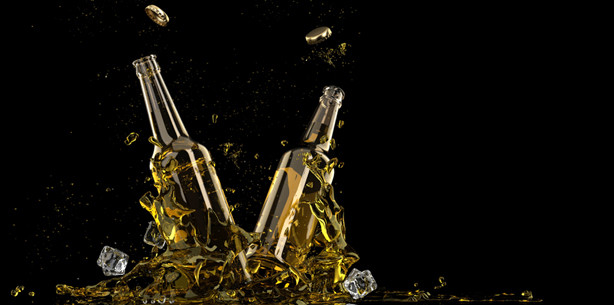 Mann schlug sich mit Flasche Zahnspitzen ab – Kein Arbeitsunfall