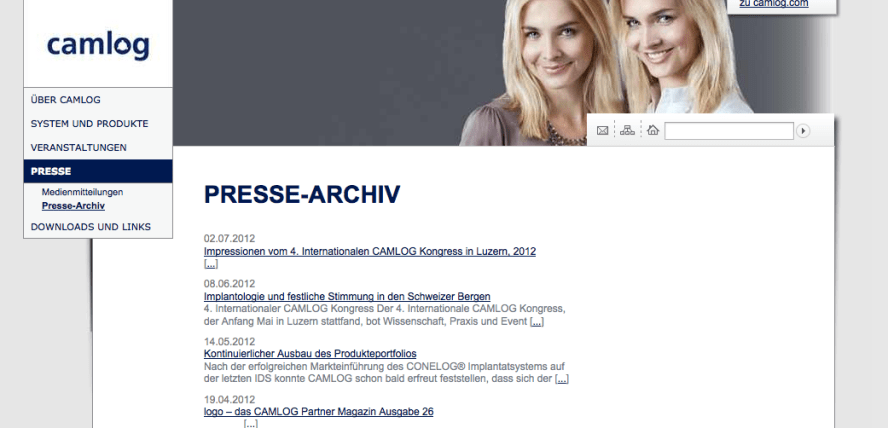 Neue App: CAMLOG wird mobil