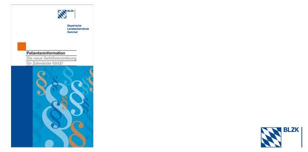 BLZK informiert Patienten über neue GOZ