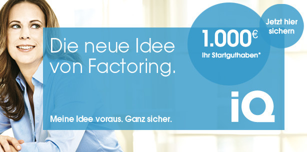 iQ Factoring von büdingendent – mit Sicherheitsplus
