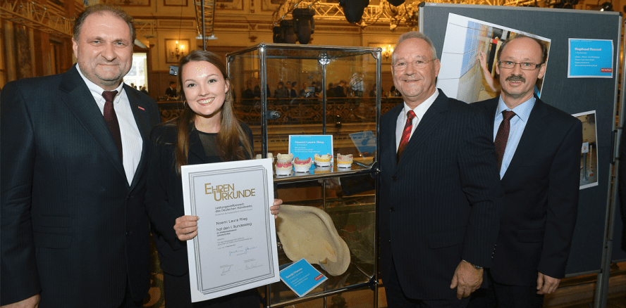 Bundessiegerin im Leistungswettbewerb des Deutschen Handwerks