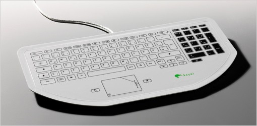 Neue Hygiene-PC-Tastatur „Cleanboard“