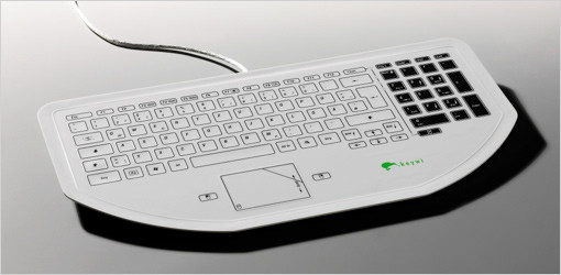 Neue Hygiene-PC-Tastatur „Cleanboard“
