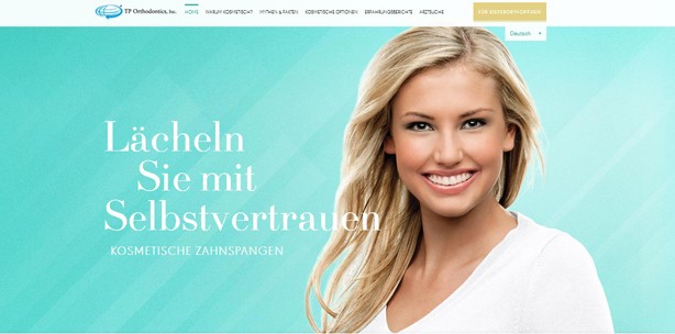 TP Orthodontics stellt seine Internetseite CosmeticBraces.Com vor