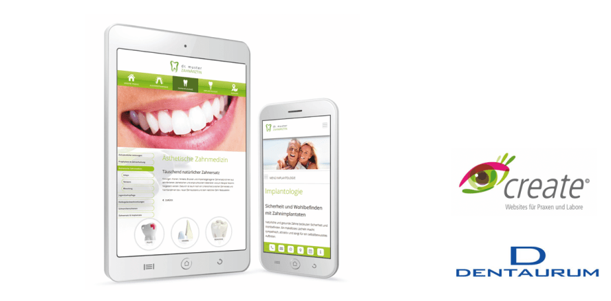 create© – Der Website-Service von Dentaurum