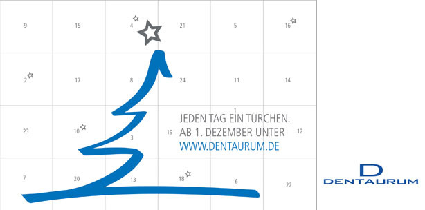 Der Dentaurum Online-Adventskalender