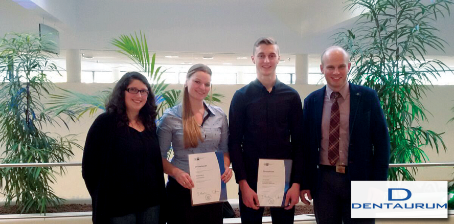 Dentaurum-Auszubildende erhalten Bestnoten