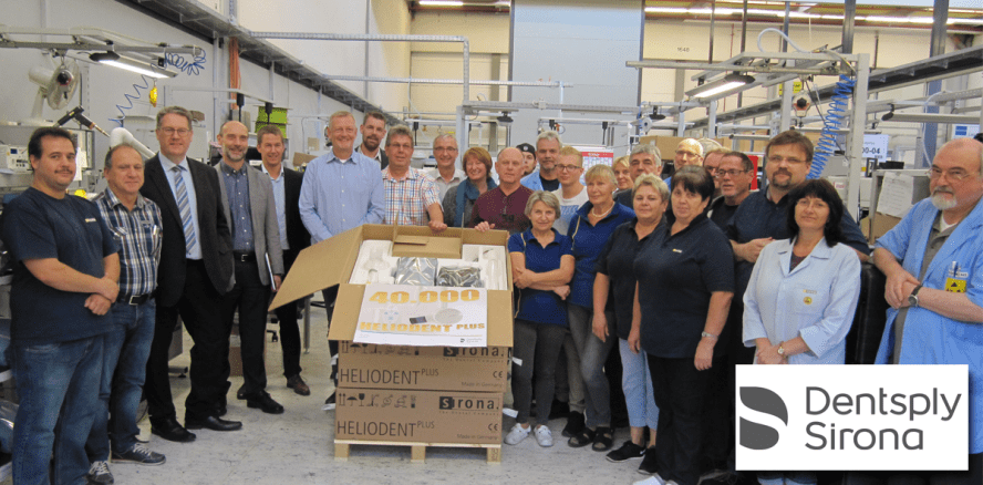 40.000. Heliodent Plus-Röntgenstrahler ausgeliefert