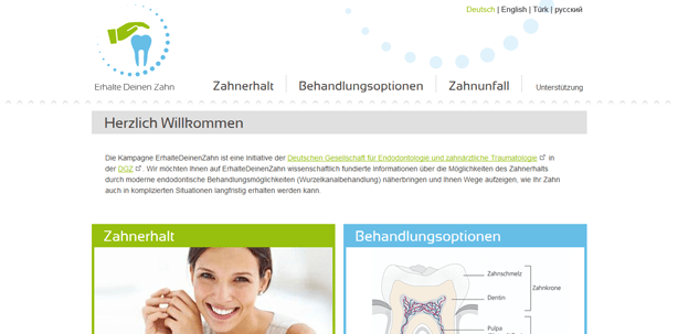 DGET: Infos zum Thema Zahnerhalt jetzt vielsprachig abrufbar
