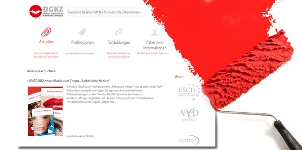 Website der DGKZ erhält neuen Anstrich