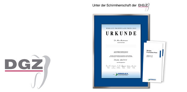 Wrigley Prophylaxe Preis 2012: Jetzt bewerben