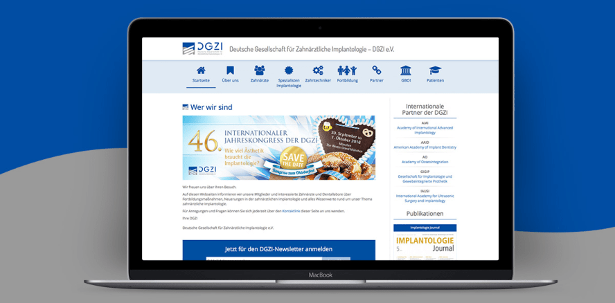 Frisch, modern, responsiv: DGZI launcht neue Website