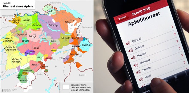 Dialäkt Äpp: Gib öis dini Schtimm