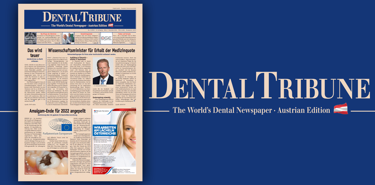 Jetzt vorab als ePaper lesen: Die aktuelle Dental Tribune Österreich