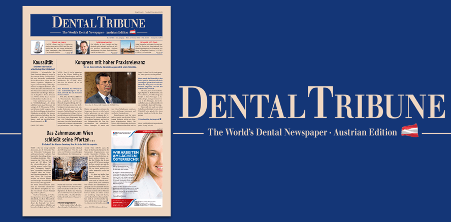 Ausgabe 10/2016 der Dental Tribune Österreich ist online