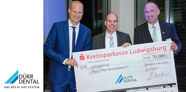 DÜRR DENTAL AG: 70.000 Euro für Mercy Ships durch Spendengala