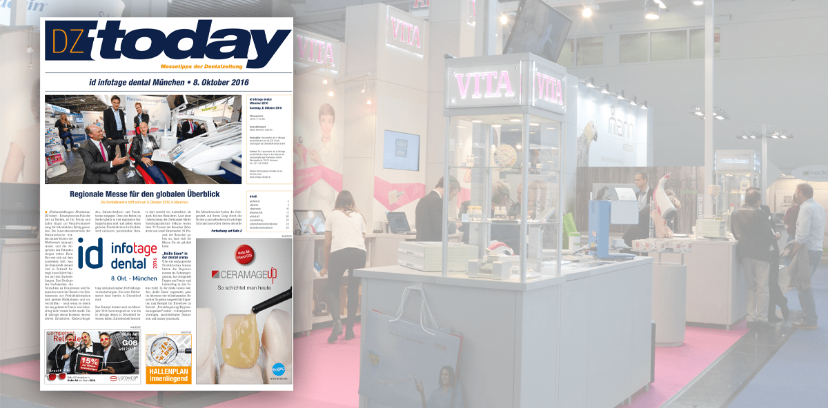 Jetzt online lesen: Die DZ today zur id infotage dental München