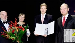 Silberne Ehrennadel für Heike Prestin und Jens Füting