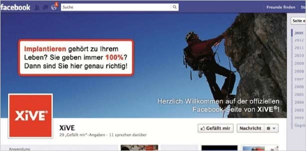 XiVE® jetzt auch auf Facebook