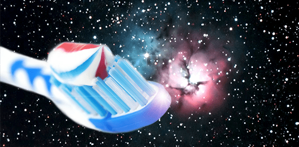 Zahncreme out of space?