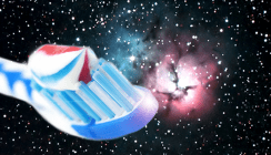 Zahncreme out of space?