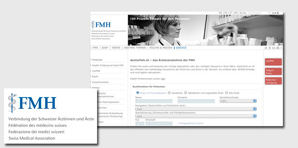 Online-Ärzteverzeichnis jetzt auf Englisch