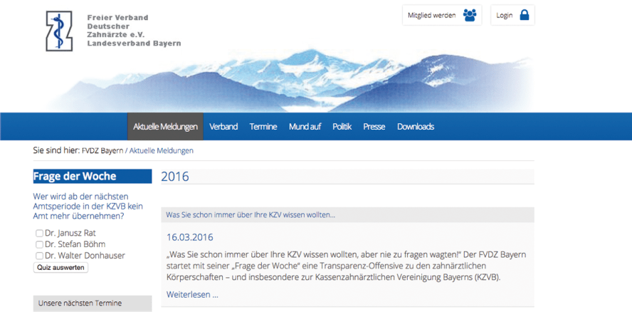 Was Sie schon immer über Ihre KZV wissen wollten…